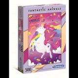 Clementoni Unikornisok 500 db-os Fantastic Animals puzzle (35066) (CLEMENTONI35066) - Kirakós, Puzzle