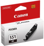 CLI-551B Fotópatron Pixma iP7250, MG5450 nyomtatókhoz, CANON, fekete, 7ml (TJCBCLI551B)