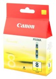 CLI-8Y Tintapatron Pixma iP3500, 4200, 4300 nyomtatókhoz, CANON, sárga, 13ml (TJCBCLI8Y)