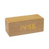 Clock Wood kocka/téglalap Óra- Modern, Egyedi, Lenyűgöző