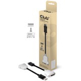 Club 3D Ada club3d display port 1.1 male to dvi-d female single link passive adapter cac-1000