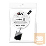 Club 3D ADA Club3D USB TYPE C 3.1 GEN 1 TO HDMI 2.0 4K60HZ HDR Active Adapter