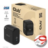 Club 3D Chg club3d pps 65w gan technology, single port usb type-c, power delivery(pd) 3.0 support - hálózati tölt&#337; cac-1905eu