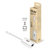 Club 3D CLUB3D CAC-1519 csatlakozó átlakító USB-C RJ-45 Fehér (CAC-1519)