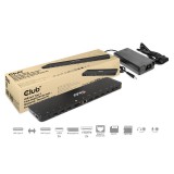 Club 3D CLUB3D CSV-1566 dokkoló állomás és port replikátor Dokkolás USB 3.2 Gen 1 (3.1 Gen 1) Type-C Fekete (CSV-1566)