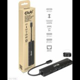 Club 3D CLUB3D CSV-1596 dokkoló állomás és port replikátor USB 3.2 Gen 1 (3.1 Gen 1) Type-C Fekete (CSV-1596)