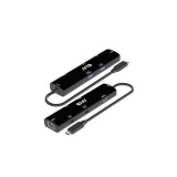Club 3D CLUB3D CSV-1599 dokkoló állomás és port replikátor USB 3.2 Gen 1 (3.1 Gen 1) Type-C Fekete (CSV-1599)