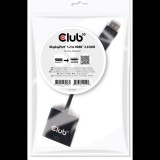 Club 3D CLUB3D Displayport 1.2 - HDMI 2.0 UHD aktív adapter (CAC-2070) (CAC-2070) - DisplayPort