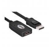 Club 3D CLUB3D DisplayPort to HDMI Adapter Cable 0,13 M Fekete (CAC-1001)