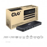 Club 3D CLUB3D Thunderbolt 4 Certified 11-in-1 dokkoló állomás Univerzális Fekete (CSV-1582)