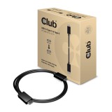 Club 3D CLUB3D USB 3.1 Type C kábel 0.8m fekete (CAC-1522) (CAC-1522) - Adatkábel