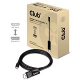 Club 3D Kab club3d usb type c to dp 1.4 8k60hz hdr 1.8m kábel cac-1557