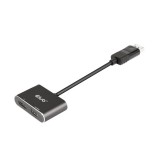 Club 3D MST Hub - CSV-7220 (DisplayPort 1.4 to DisplayPort + HDMI, 2x 4K60Hz)