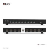 Club 3D Splitter - CSV-1383 (1 to 8 HDMI, 4K60Hz, HDR, Full 3D, 6Gbps, 12-bit Deep Color)