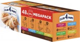 Club 4 Paws Premium Megapack nedves macskaeledel (2 karton | 96 alutasak | 96 x 85 g) 9.16kg