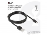 CLUB3D 3.2 Type A, micro kábel, 1m