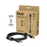 Club3D CAC-1094 DisplayPort - DisplayPort 2.1 8K 240Hz Kábel 2m - Fekete (CAC-1094)