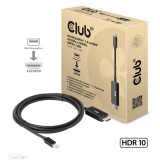 CLUB3D CAC-1187 video átalakító kábel 1,8 M Mini DisplayPort HDMI Fekete