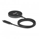 Club3D CAC-3027 Qi2 25W Wireless Charger Qi Certified MagSafe Compatible Magnetic Pad Black