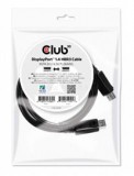 Club3D DisplayPort 1.4 HBR3 - DisplayPort 1.4 HBR3 2m kábel (CAC-2068)