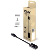 CLUB3D DisplayPort 1.4 to HDMI 2.0b HDR Active Adapter csatlakozó átalakító