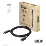 Club3D DisplayPort 1.4 to HDMI 4K120Hz or 8K60Hz HDR10 Cable M/M 3m/9.84ft CAC-1087