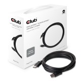 Club3D DisplayPort - DisplayPort ver1.2 kábel 3m Black CAC-1064