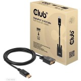 Club3D DisplayPort to VGA Cable 2m Black CAC-1012