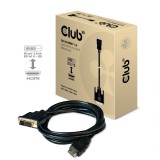 Club3D DVI to HDMI 1.4 M/M cable 2m Black CAC-1210