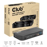 Club3D HDMI KVM SWITCH FOR DUAL HDMI 4K 60Hz CSV-1382