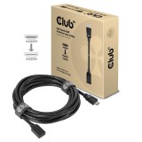 Club3D High Speed HDMI Extension Cable 4K60Hz M/F 5m Black CAC-1325