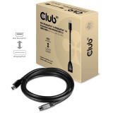 Club3D Mini DisplayPort to DisplayPort1.4 Extension Cable 8K60Hz DSC1.2 HBR3 HDR M/F 1m CAC-1121