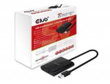 Club3D SenseVision USB A - DisplayPort 1.2 Dual Monitor (CSV-1477)