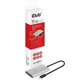 Club3D Thunderbolt 3 apa - dual DisplayPort 1.2 anya adapter, 4K60Hz UHD - CSV-1577