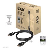 Club3D Ultra High Speed HDMI 4K120Hz, 8K60Hz Certified Cable 48Gbps M/M 1,5m Black CAC-1370