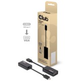CLUB3D USB 3.1 Type C to VGA Active Adapter csatlakozó átalakító