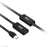 Club3D USB 3.2 Active Repeater cable 15m Black CAC-1406