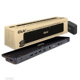 Club3D USB Gen1 Type-C Triple Display DP1.4 Alt mode Smart PD3.0 Charging Dock with 100 Watt Power Supply CSV-1565