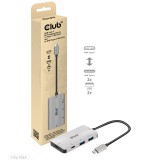 Club3D USB Gen2 Type-C PD Charging Hub to 2x Type-C 10G ports and 2x USB Type-A 10G ports CSV-1543