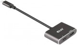 Club3D USB Type-C to Displayport+HDMI Adapter CSV-1552