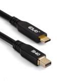 Club3D USB Type-C to MiniDisplayPort Bi-Directional Cable 2m Black CAC-1561