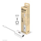 Club3D USB3.2 Gen1 Type-C to Gigabit Ethernet Adapter White CAC-1519