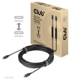 Club3D USB3.2 Gen2 Type-C to C Active Bi-directional Cable 8K60Hz M/M 5m Black CAC-1535