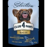 Club4Paws Club 4 Paws Premium Plusz Alutasakos Válogatás Lazaccal és Makrélával Szószban 85g