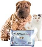 CLX Wipes fertőtlenítő törlőkendő kutyáknak és macskáknak (28 x 20 cm | 40 db törlőkendő)