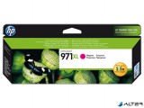 CN627AE Tintapatron OfficeJet Pro X451, X476, X551, X576 nyomtatókhoz, HP 971xl, magenta, 6,6k