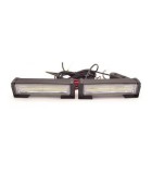 COB LED-es stroboszkóp 15,5X4,3cm kék-piros - SMP SL-BR - 1db