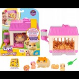 Cobi Little Live Pets - Mama és Mini Horcsög meglepetés interaktív kisállat játékszett (MO-26626)