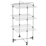 Colombo Ruhaszárító állvány 70 x 70 x 134 cm (30m) háromszintes görgős
