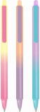 Colorino Kids Radírozható golyóstoll, nyomógombos, Cool Pack Gradient Light, 2022, 3 féle szín
